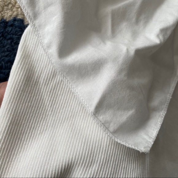 🐚 ZARA BOHO IVORY COTTON RUFFLE CROPPED TOP! - Picture 8 of 9